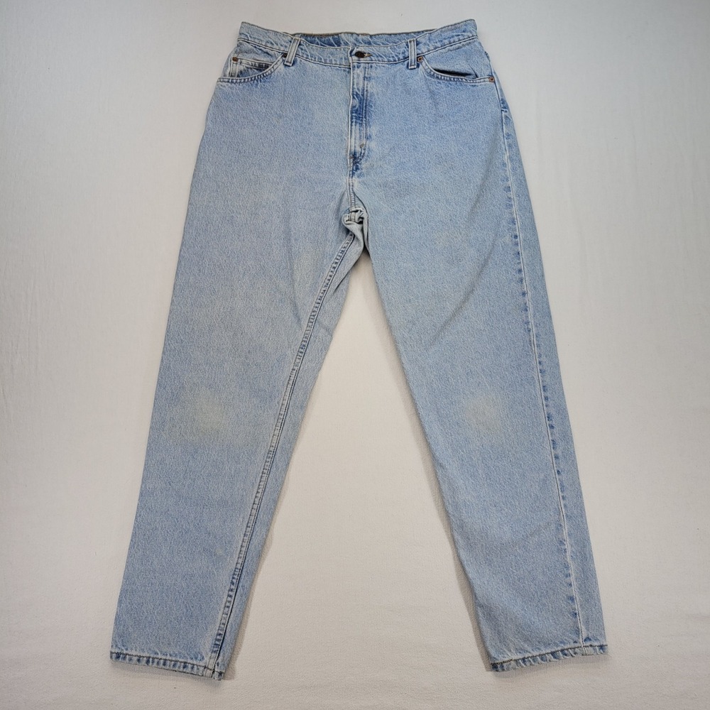 VTG 1996 Levis Jeans Orange Tab 951 Womens 16 Long Relaxed Fit Tapered Leg Denim